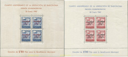 627314 HINGED ESPAÑA. Barcelona 1943 NAVIDAD. 450 ANIVERSARIO DE LA LLEGADA DE COLON A BARCELONA - Barcellona