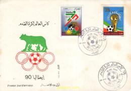 731662 MNH ARGELIA 1990 COPA DEL MUNDO DE FUTBOL. ITALIA-90 - Algérie (1962-...)