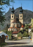72462240 Aschau Chiemgau Ortskirche Mit Zellerhorn Aschau - Autres & Non Classés