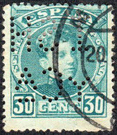 Madrid - Perforado - Edi O 249 - "ISHyCª" (I. Salzedo Hijo Y CIA) - Used Stamps