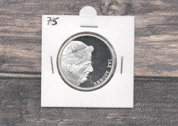 Médaille Souvenirs&Patrimoine : Benoit XVI (couleur Argent) - Autres & Non Classés
