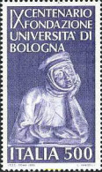 131532 MNH ITALIA 1988 9 CENTENARIO DE LA FUNDACION DE LA UNIVERSIDAD DE BOLONIA - ...-1850 Préphilatélie