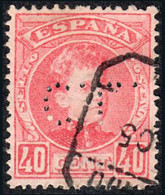 Madrid - Perforado - Edi O 250 - "C.L." (Banco) - Used Stamps