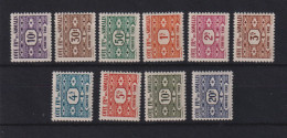 Cote Des Somalis 1947 Série Taxe 44-53, 10 Val ** MNH - Ongebruikt