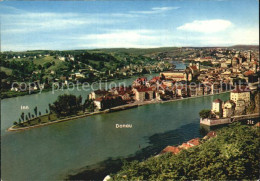 72462179 Passau Zusammenfluss Inn Donau Ilz Mit Veste Oberhaus  Passau - Passau