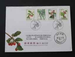 Taiwan Chine China 2014 FDC Voyagé + Carnet Baies Fruit Fruits Berries Postally Used FDC + Folder - Fruits