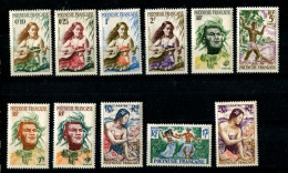 V - Polynésie Française: Année 1958-60 : Y&T 1/11: 11 Timbres Tous NSC ** - Nuevos