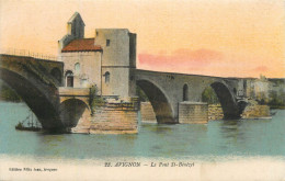 Postcard France Avignon Le Pont St. Benezet - Avignon