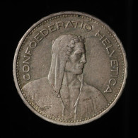  Suisse / Switzerland, , 5 Francs, 1935, Bern, Argent (Silver), TTB (EF),
KM#40, HMZ-2#1200 - Andere & Zonder Classificatie
