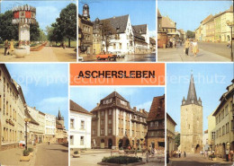 72461702 Aschersleben Weltzeituhr Rathaus Johannisturm Tie Holzmarkt  Aschersleb - Aschersleben