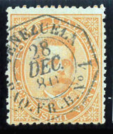 P3151 A - ITALIA UMBERTO 20 C. CON RARO ANNULLO VENEZUELA PAQ. FR.B.NR. 1     , 1880 - Otros & Sin Clasificación