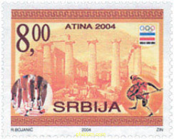 143135 MNH SERBIA 2004 28 JUEGOS OLIMPICOS DE VERANO ATENAS 2004 - Serbie