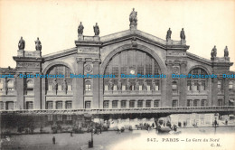 R128329 Paris. La Gare Du Nord. C. M. No 547. B. Hopkins - Monde