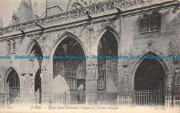 R127266 Paris. Eglise Saint Germain L Auxerrois. Porche Exterieure. ND. No 212 - Monde