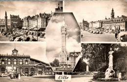 N°3345 W -cpsm Lille -multivues- - Lille
