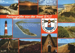 72461163 Sylt Fliegeraufnahme Leuchtturm Strand  Insel Sylt - Sylt