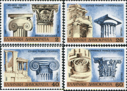 147506 MNH GRECIA 1987 CAPITELES DE LA ARQUITECTURA GRIEGA CLASICA - ...-1861 Voorfilatelie