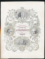 PORSELEINKAART GENT 270 X 210 CM = Magasin De Chapeaux A Bonnetterie , L.Verschorren , Coin De La Rue Basse & La Rue Des - Cartoline Porcellana