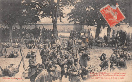 BAR-sur-SEINE (Aube) Occupé Militairement Pendant Les Troubles En Champagne, Le 133e Fait Le Café, Voyagé 1911 (2 Scans) - Bar-sur-Seine