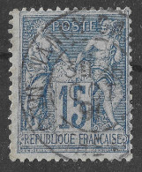 Lot N°134 N°90,oblitéré Cachet à Date NANCY GARE MEURTHE ET MllE - 1876-1898 Sage (Type II)