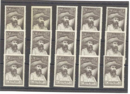 Yvert 784 - Auguste Pavie  - Lot De 15 Timbres Neufs Sans Traces De Charnières - Unused Stamps