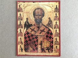 Greece - Saint Nicholas Byzantine Icon Painting - Saints