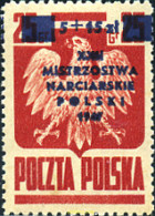 165680 MNH POLONIA 1947 CONCURSO MUNDIAL DE SKI, A ZAKOPANE - Unused Stamps