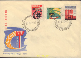 371022 MNH POLONIA 1959 3 CONGRESO DEL PARTIDO UNIFICADO DE LOS TRABAJADORES - Nuevos