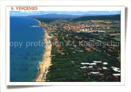 72460487 San Vincenzo Toscana Fliegeraufnahme Mit Strand San Vincenzo - Other & Unclassified