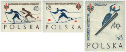 166425 MNH POLONIA 1962 CAMPEONATOS INTERNACIONALES DE DEPORTES DE INVIERNO EN ZAKO - Unused Stamps