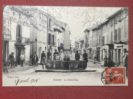 Cartolina - Francia - Oraison - La Grand Rue - 1906 - Sin Clasificación