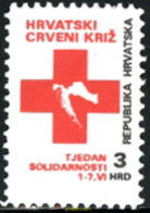 166805 MNH CROACIA 1992 CRUZ ROJA. SEMANA DE LA SOLIDARIDAD - Croatie