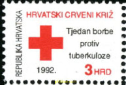 166812 MNH CROACIA 1992 LUCHA CONTRA LA TUBERCULOSIS - Croatia