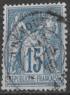 Lot N°137 N°90,oblitéré Cachet à Date TREVOUX AIN - 1876-1898 Sage (Tipo II)