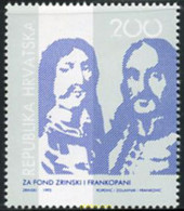 166885 MNH CROACIA 1993 A FAVOR DE LA FUNDACION ZRINSKI-FRANKOPAN - Croatie