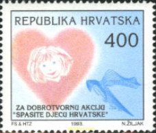 166890 MNH CROACIA 1993 A BENEFICIO DE LA JUVENTUD - Kroatien