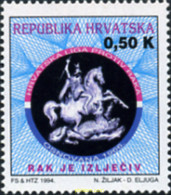 166931 MNH CROACIA 1994 A BENEFICIO DE LA LIGA DE LA LUCHA CONTRA EL CANCER - Kroatien