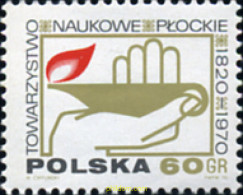 167167 MNH POLONIA 1970 150 ANIVERSARIO DE LA CREACION DE LA SOCIEDAD CIENTIFICA - Ongebruikt