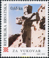 167154 MNH CROACIA 1996 HOMENAJE A VUKOVAR - Croatie