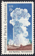!a! USA Sc# 1453 MNH SINGLE (a3) - Old Faithful - Unused Stamps
