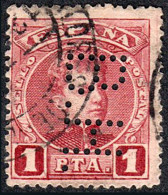 Madrid - Perforado - Edi O 253 "BH" (Banco) - Used Stamps