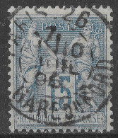 Lot N°139 N°90,oblitéré Cachet à Date PARIS_26 GARE DU NORD - 1876-1898 Sage (Tipo II)