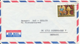 Lebanon Air Mail Cover Sent To Denmark - Libanon