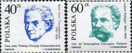 168550 MNH POLONIA 1989 CIRUJANOS POLACOS - Unused Stamps