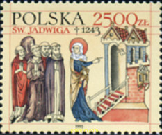 168975 MNH POLONIA 1993 750 ANIVERSARIO DE LA MUERTE DE SAINTE HEDWIGE - Ungebraucht