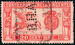Madrid - Perforado - Edi O 256 - "B.H.A." (Banco) - Used Stamps