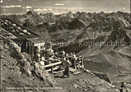 72460059 Nebelhorn Gipfelhuette Mit Hochvogel Anatswald - Oberstdorf