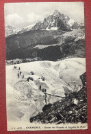 Cartolina - Francia - Chamonix - Glacier Des Bossons Et Aiguille De Midi - 1922 - Unclassified