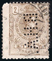 Madrid - Perforado - Edi O 267 - "B.H.A." (Banco) - Used Stamps