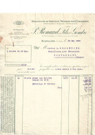 2 Factures 1925-30 / 70 AILLEVILLERS /  RENAUD Manufacture De Forme Pour Chaussures, Talons De Bois - 1800 – 1899